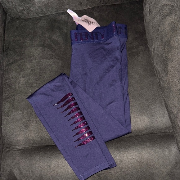 Savage X Fenty Pants - Savage X Fenty Purple Leggings with Shimmer Detail